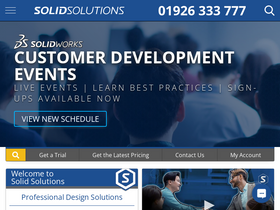 'solidsolutions.co.uk' screenshot