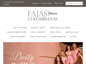 fajascolombianasmexico.com homepage screenshot