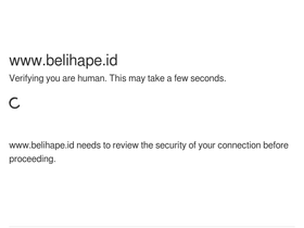 'belihape.id' screenshot