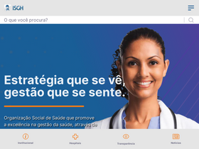 'isgh.org.br' screenshot