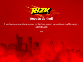 'rizk.com' screenshot