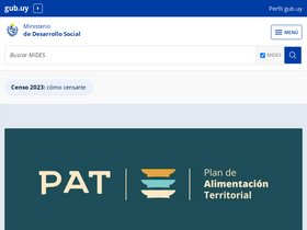 'mides.gub.uy' screenshot