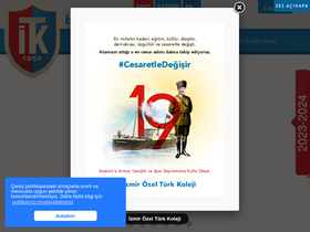 'ozelturkkoleji.com' screenshot