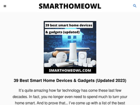 'smarthomeowl.com' screenshot
