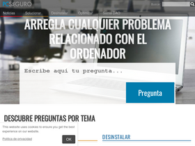 'pcseguro.es' screenshot