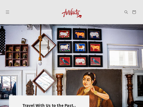 artefacts.co.in homepage screenshot