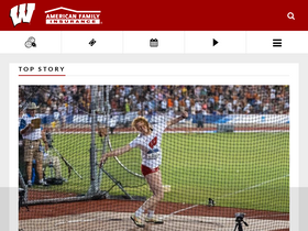 'uwbadgers.com' screenshot