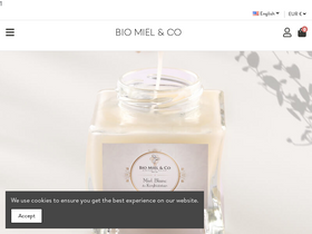 'biomielandco.com' screenshot