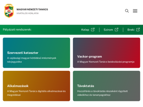 'tavoktatas.mnt.org.rs' screenshot