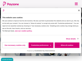 'payzone.ie' screenshot