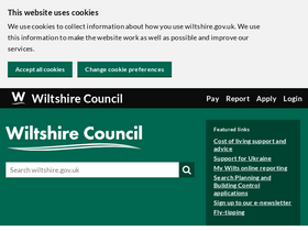 'wiltshire.gov.uk' screenshot