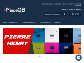 Princegb homepage screenshot