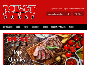 meat-lodge.com homepage screenshot