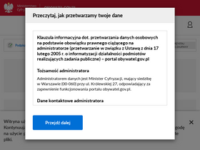 'obywatel.gov.pl' screenshot