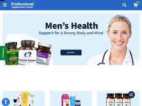 'professionalsupplementcenter.com' screenshot