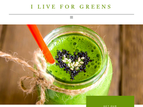 'iliveforgreens.com' screenshot