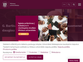 'flf.vu.lt' screenshot