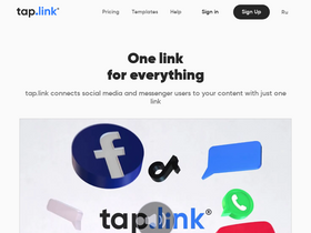 'tap.link' screenshot
