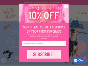 dailydisco.com homepage screenshot