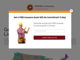 'generalcontractorlicenseguide.com' screenshot