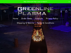 greenlineplasma.com homepage screenshot