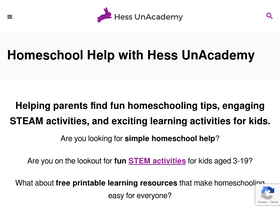 'hessunacademy.com' screenshot