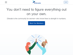 'ellevatenetwork.com' screenshot