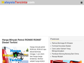 'malaysiatercinta.com' screenshot
