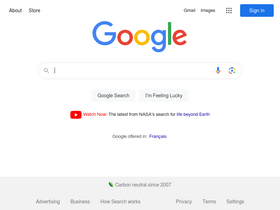 'google.fr' screenshot