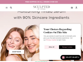 'sculptedbyaimee.com' screenshot