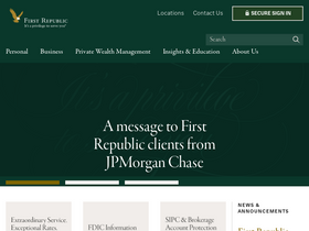 'firstrepublic.com' screenshot