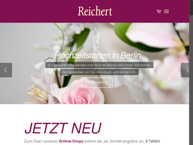 confiserie-reichert.com homepage screenshot