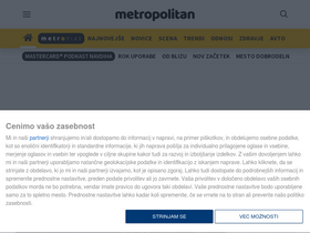 'govorise.metropolitan.si' screenshot