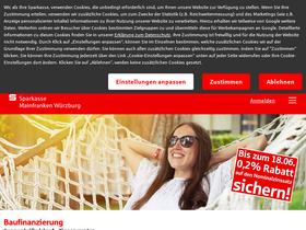 'sparkasse-mainfranken.de' screenshot