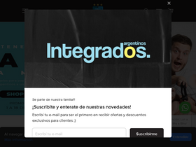 'integradosargentinos.com' screenshot
