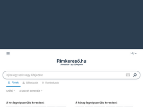 'rimkereso.hu' screenshot