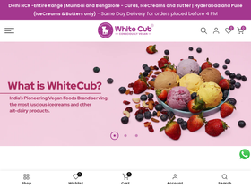 whitecub.in homepage screenshot