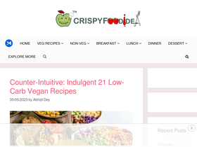 'crispyfoodidea.com' screenshot