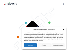 'kizeo.com' screenshot