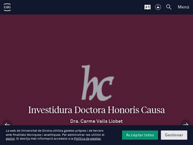 'udg.edu' screenshot