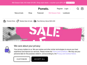 'pomelofashion.com' screenshot