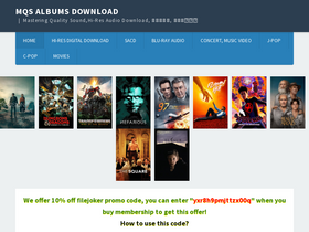 'mqs.link' screenshot