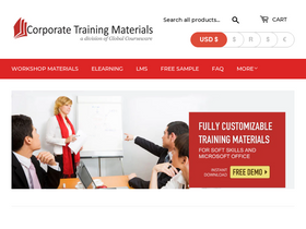 'corporatetrainingmaterials.com' screenshot