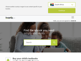 'snapplify.com' screenshot