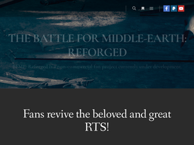 'bfmereforged.org' screenshot