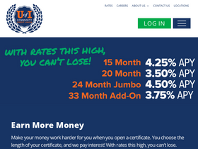 'uoficreditunion.org' screenshot