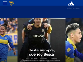 'bocajuniors.com.ar' screenshot