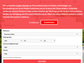 'giga-reifen.de' screenshot