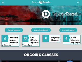 'torontodawah.com' screenshot