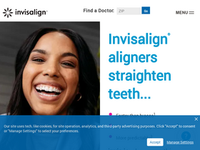 'invisalign.in' screenshot